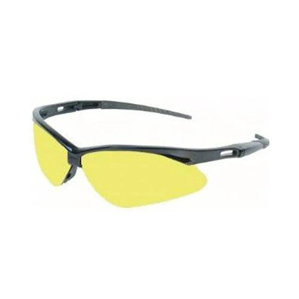 Jackson Nemesis Safety Glasses Black Frame Amber Lens