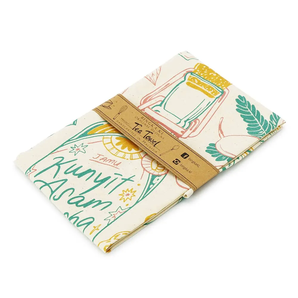 Jamu Kunyit Tea Towel