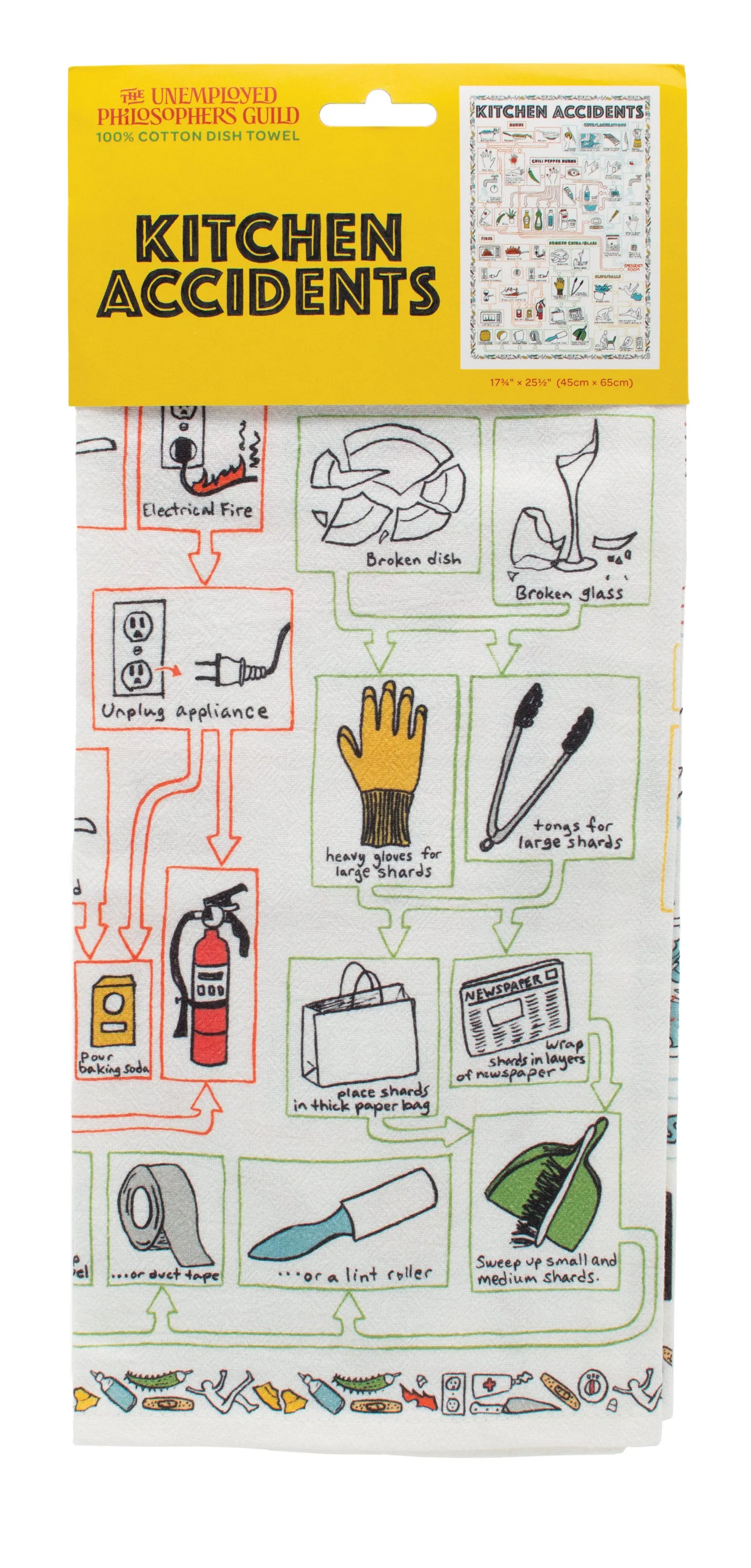 Kitchen Accidents Dish Towel