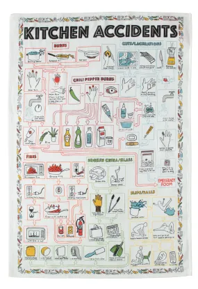 Kitchen Accidents Dish Towel