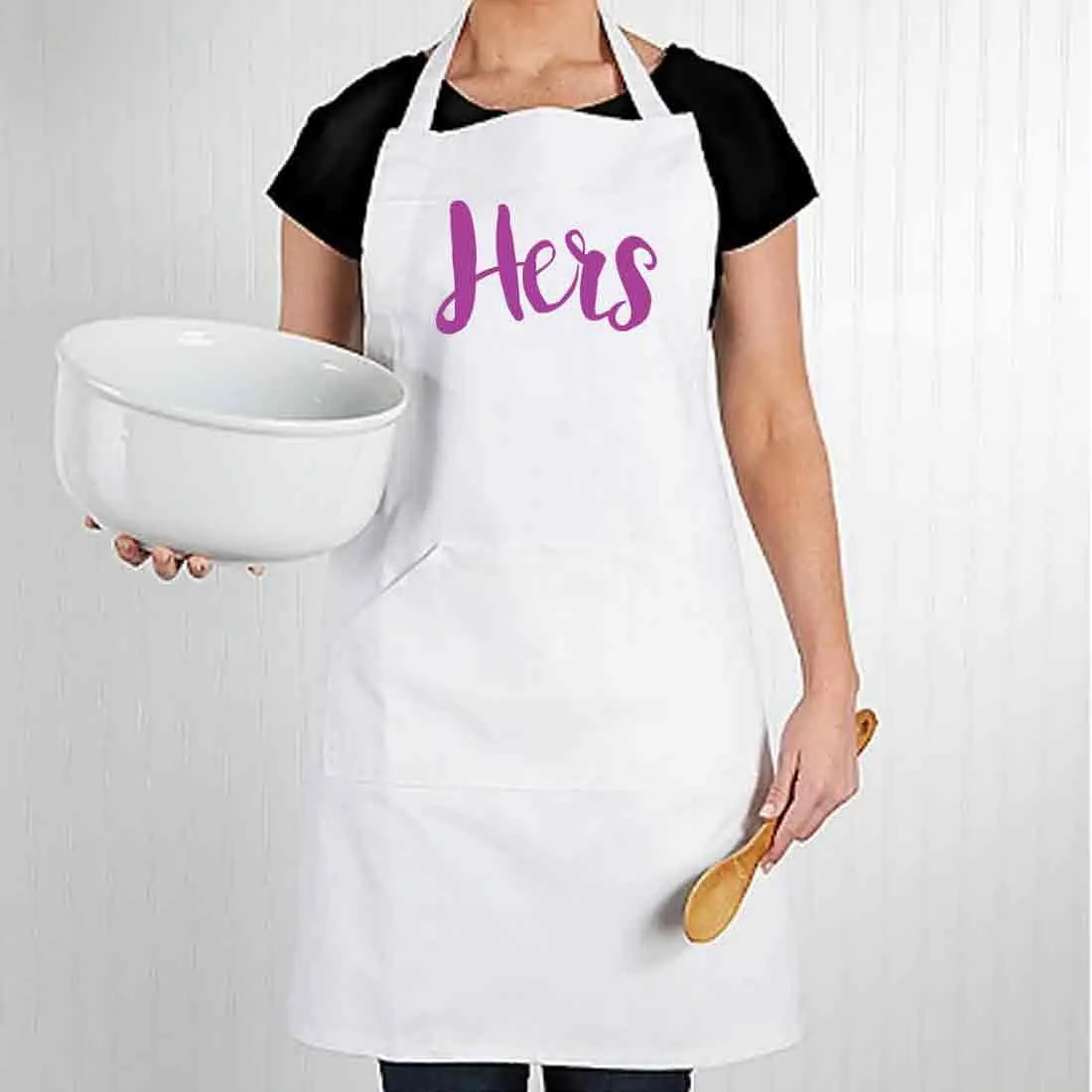 Kitchen Apron for Couples Anniversary Gift For Couple - Hers