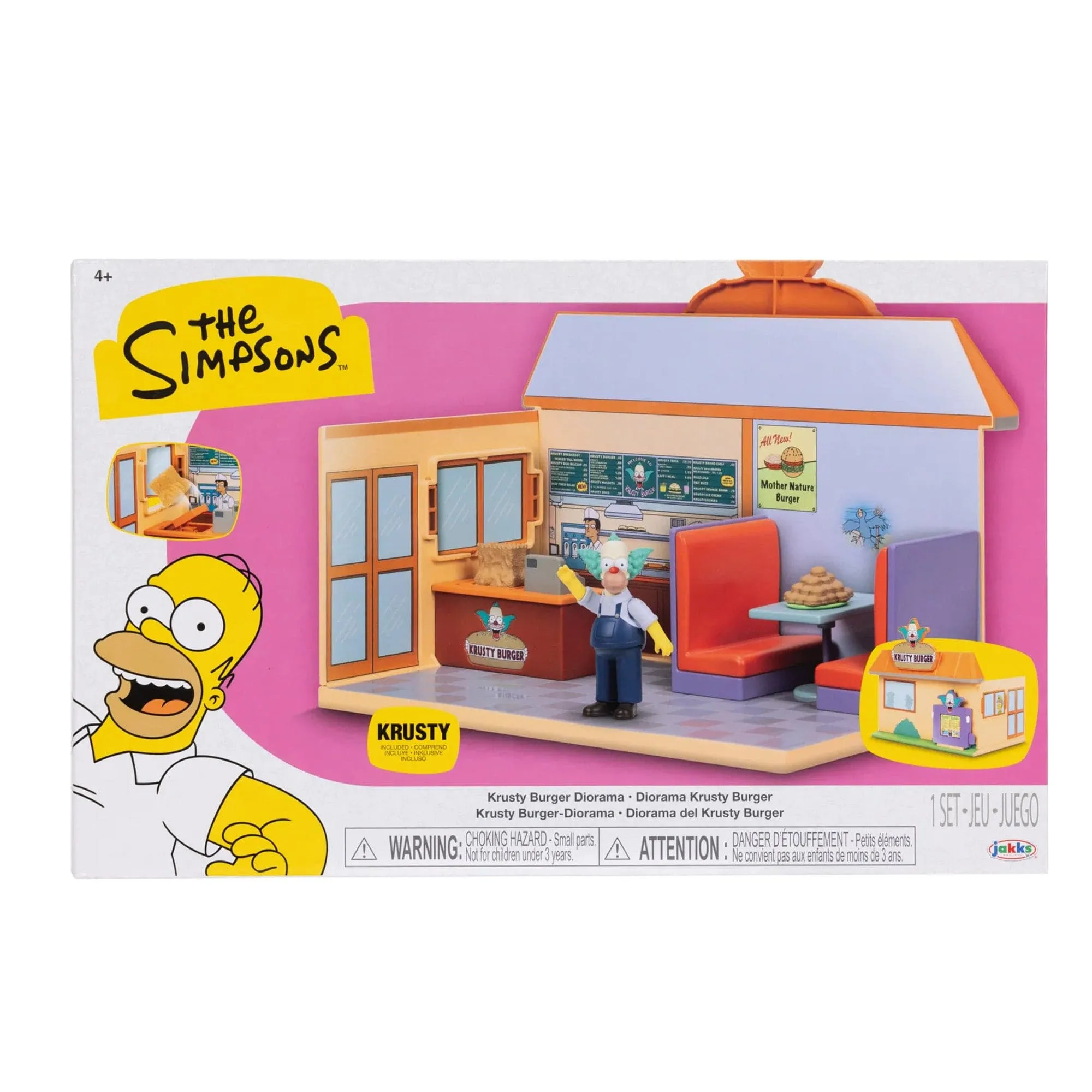 Krusty Burger - The Simpsons Diorama Playset by Jakks Pacific