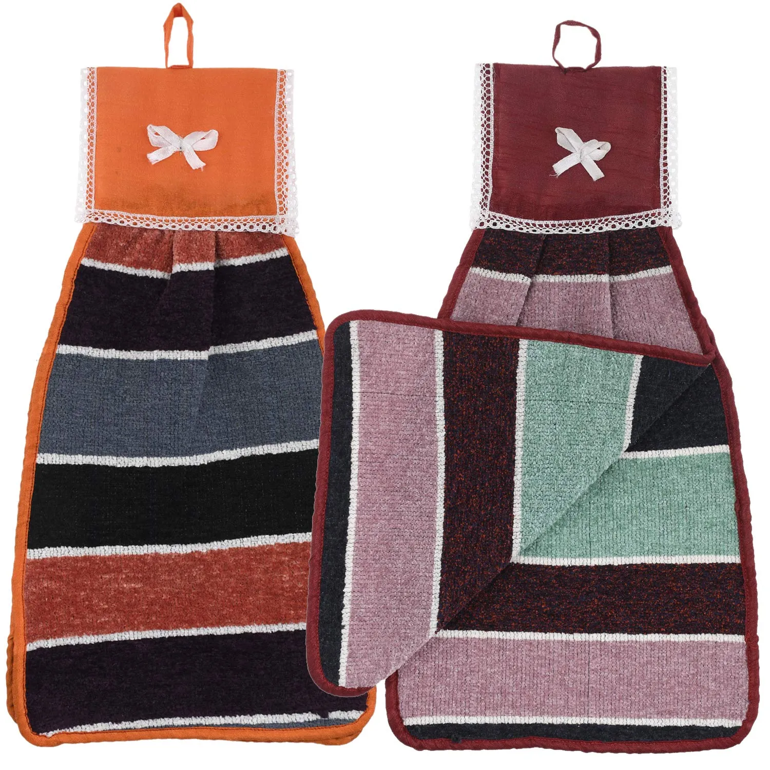 Kuber Industries Cotton Washbasin Napkin (2 Pieces, Multicolour)