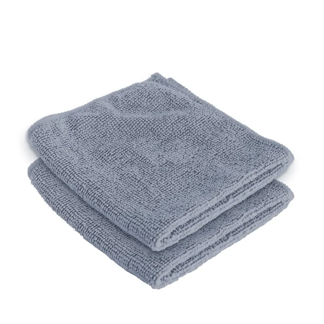 Kuber Industries Face Towel | Microfiber Hand Towel | Antibacterial Face Towel | Hair & Face Towel for Man | Workout Face Towel | 400 GSM Towel | SHXS40601 | Pack of 2 | Gray