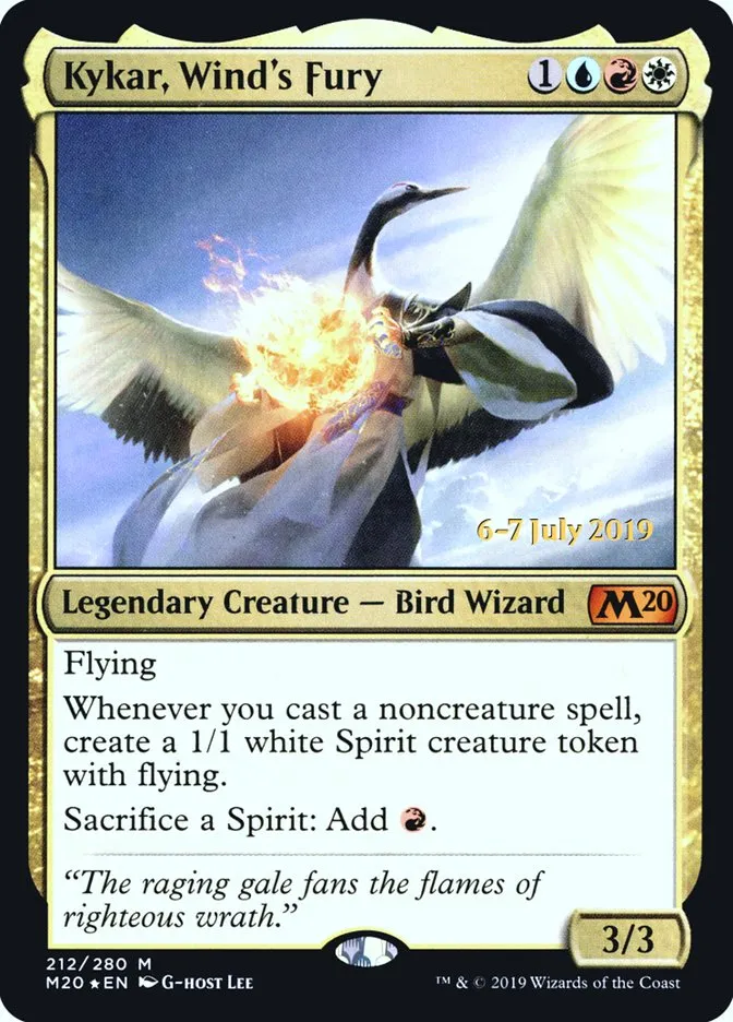 Kykar, Wind's Fury  [Core Set 2020 Prerelease Promos]