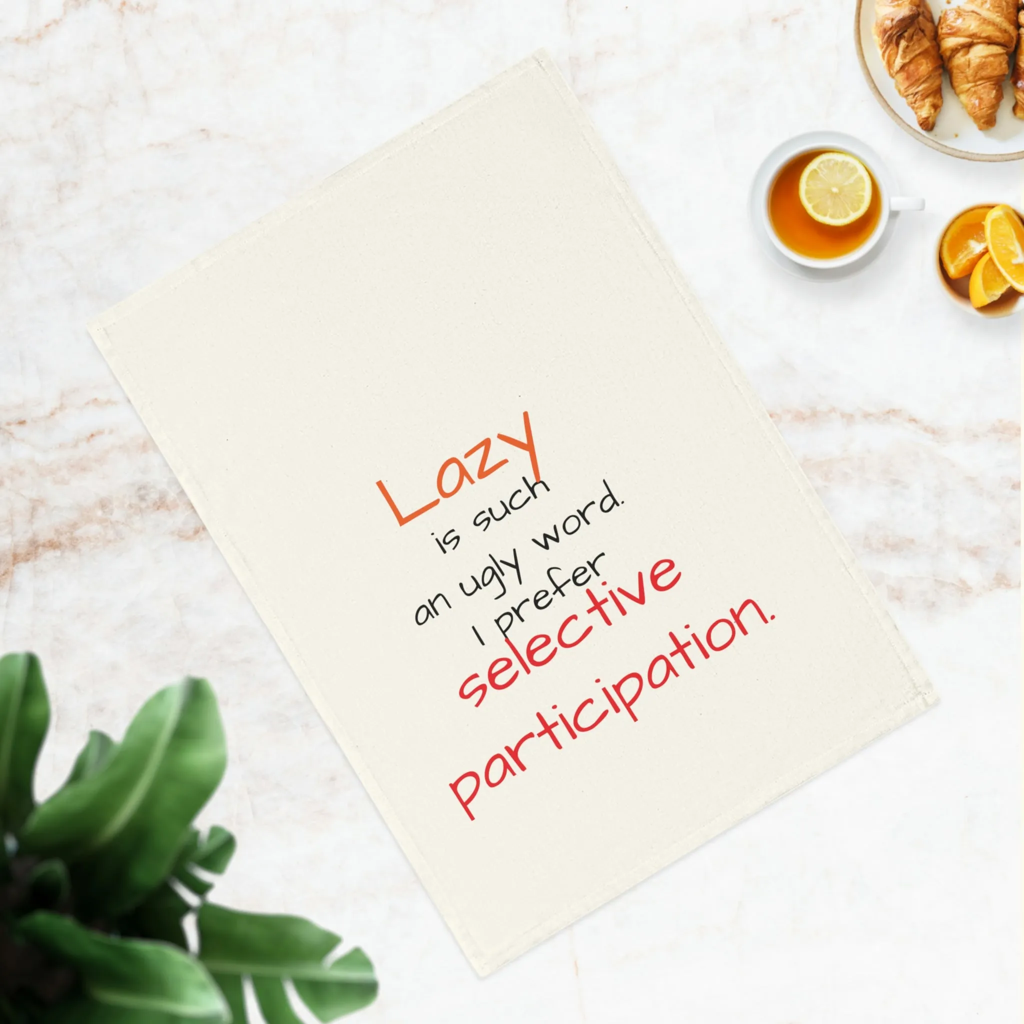 Lazy Cotton Tea Towel