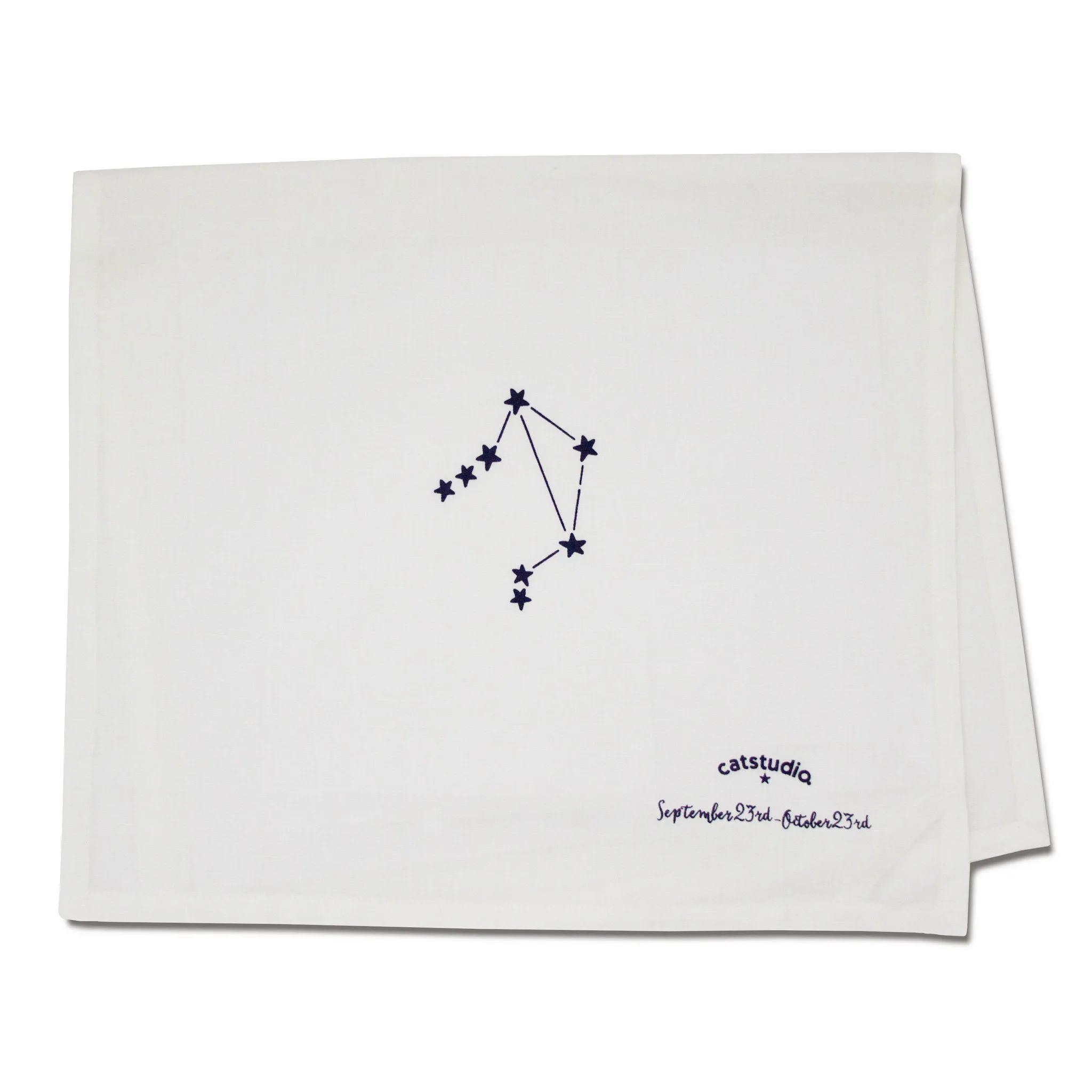 Libra Astrology Dish Towel