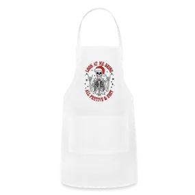 Look At Me Being All Festive and Shit (Christmas) Adjustable Apron