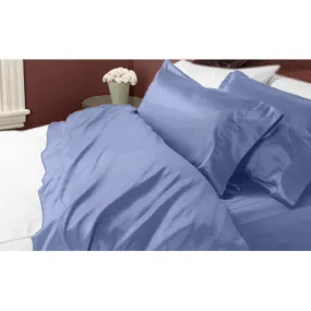 Luxury 1000 TC 100% Egyptian Cotton King Sheet Set In Royal Blue