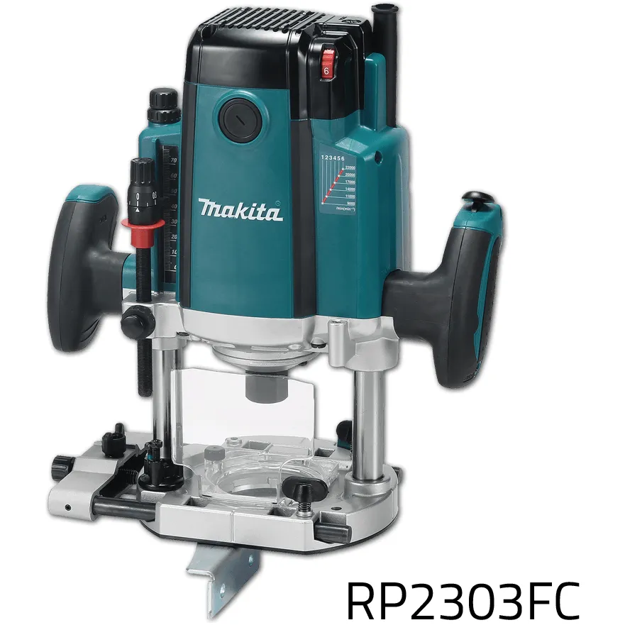 Makita RP2303FC Plunge Router (Variable Speed) [1/4"&1/2"] 2100W