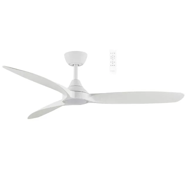 Martec Seaforth DC 1420mm Ceiling Fan with LED Light Matt White