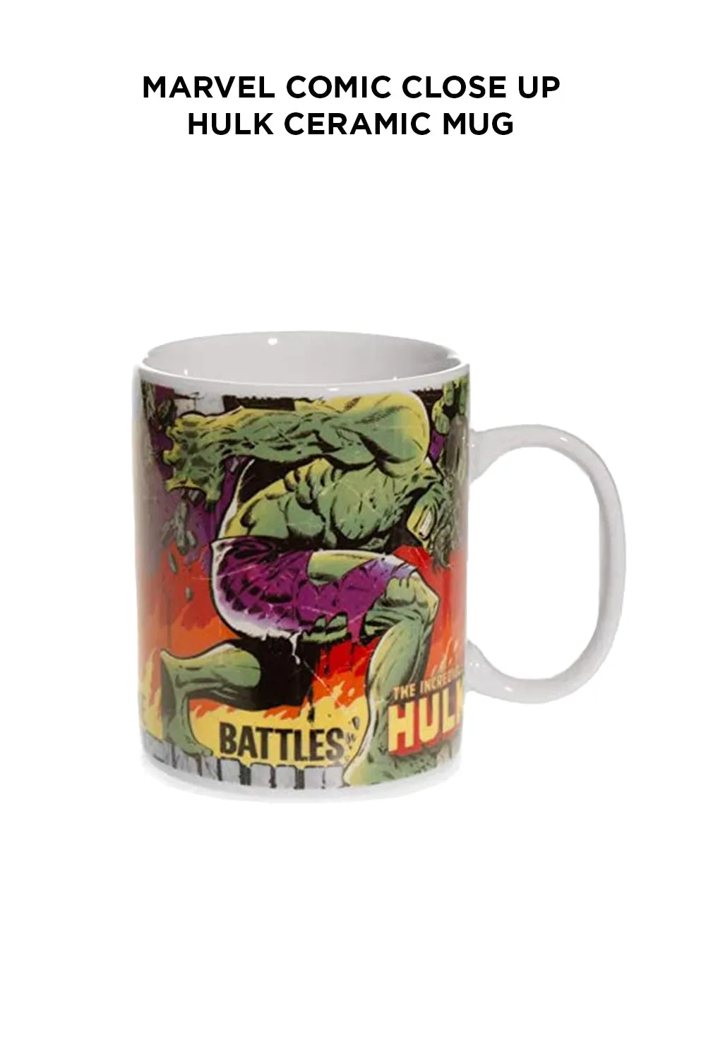 Marvel Comic Close up Hulk Ceramic Mug