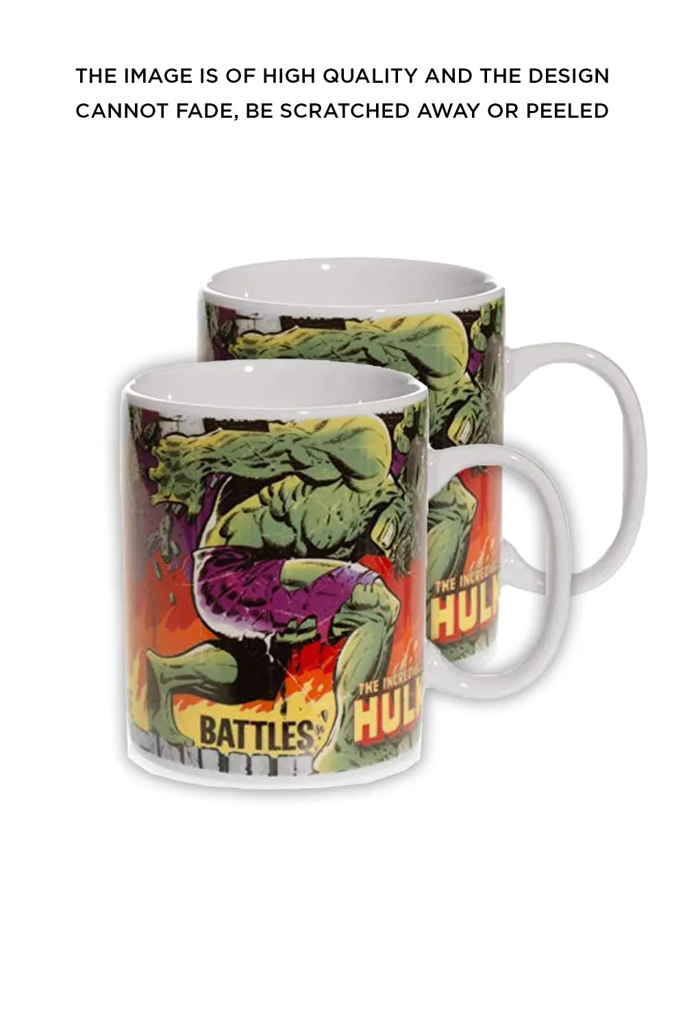 Marvel Comic Close up Hulk Ceramic Mug