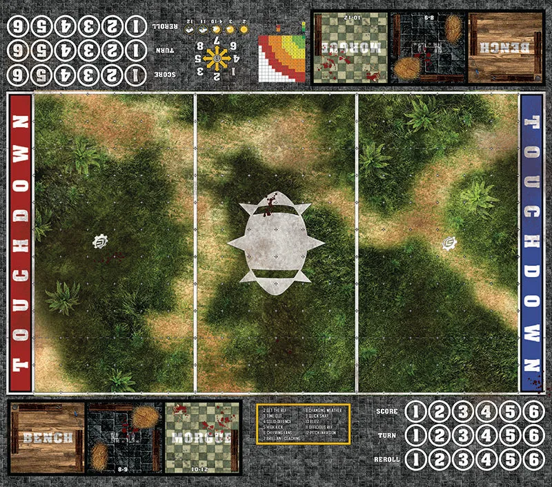 Mats by Mars: Island Path Fantasy Football Play Mat / Pitch