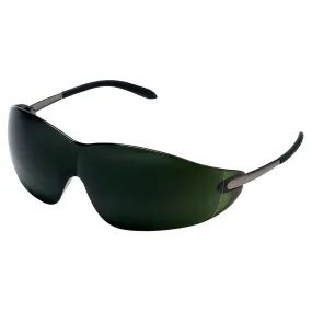 MCR Safety S21 Safety Glasses - Metal Temples - Green Shade 3.0 Lens - S21130