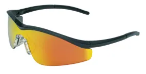 MCR Safety T1 Onyx Frame, Fire Mirror Lens