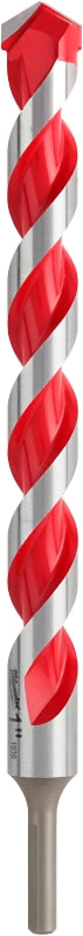 Milwaukee 48-20-9054 Drill Bit, 1 in Dia, 12 in OAL, Wide Flute, 3/8 in Dia Shank, 3-Flat Shank :CD: QUANTITY: 1