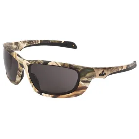 MOUD112PF MCR Safety Mossy Oak Series Safety Glasses, Gray Lens, Mossy Oak Frame