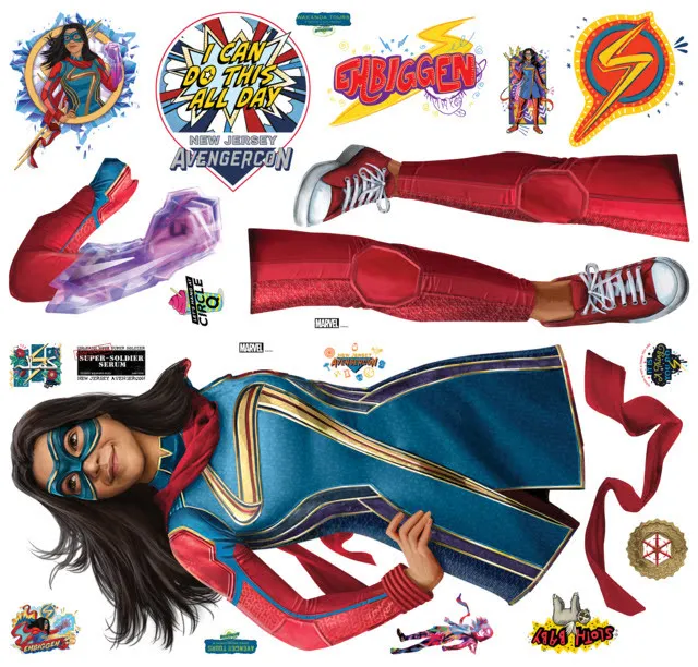 Ms. Marvel Giant Wall Decals