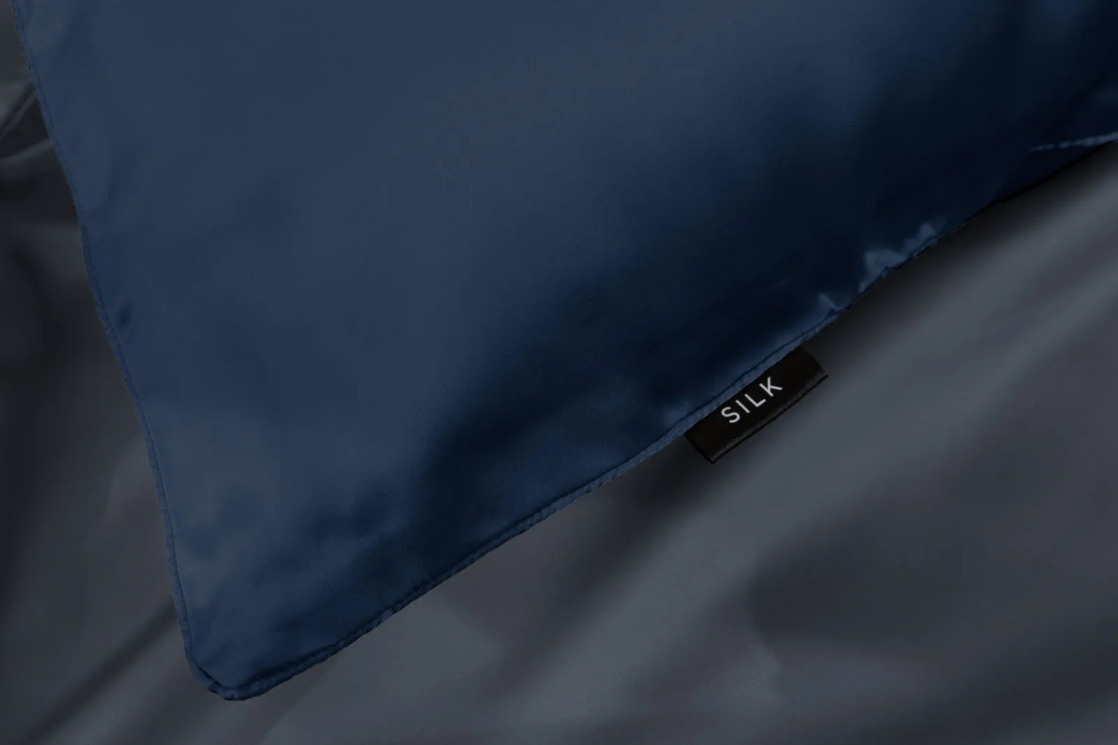 Mulberry Silk Pillowcase Navy Blue by Ardor