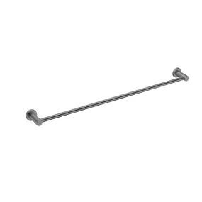 Nero MECCA Single Towel Rail 800MM GUN METAL 1930-GM