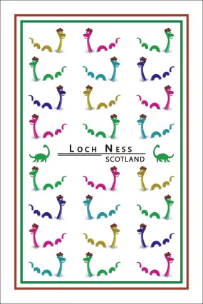 Nessie Cotton Tea Towel (T18NESS)