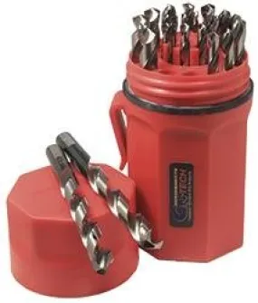 Norseman  NOR-47462 -  Drill 1/16 - 1/2 29 Pc Cryogenic Drill Bit Set