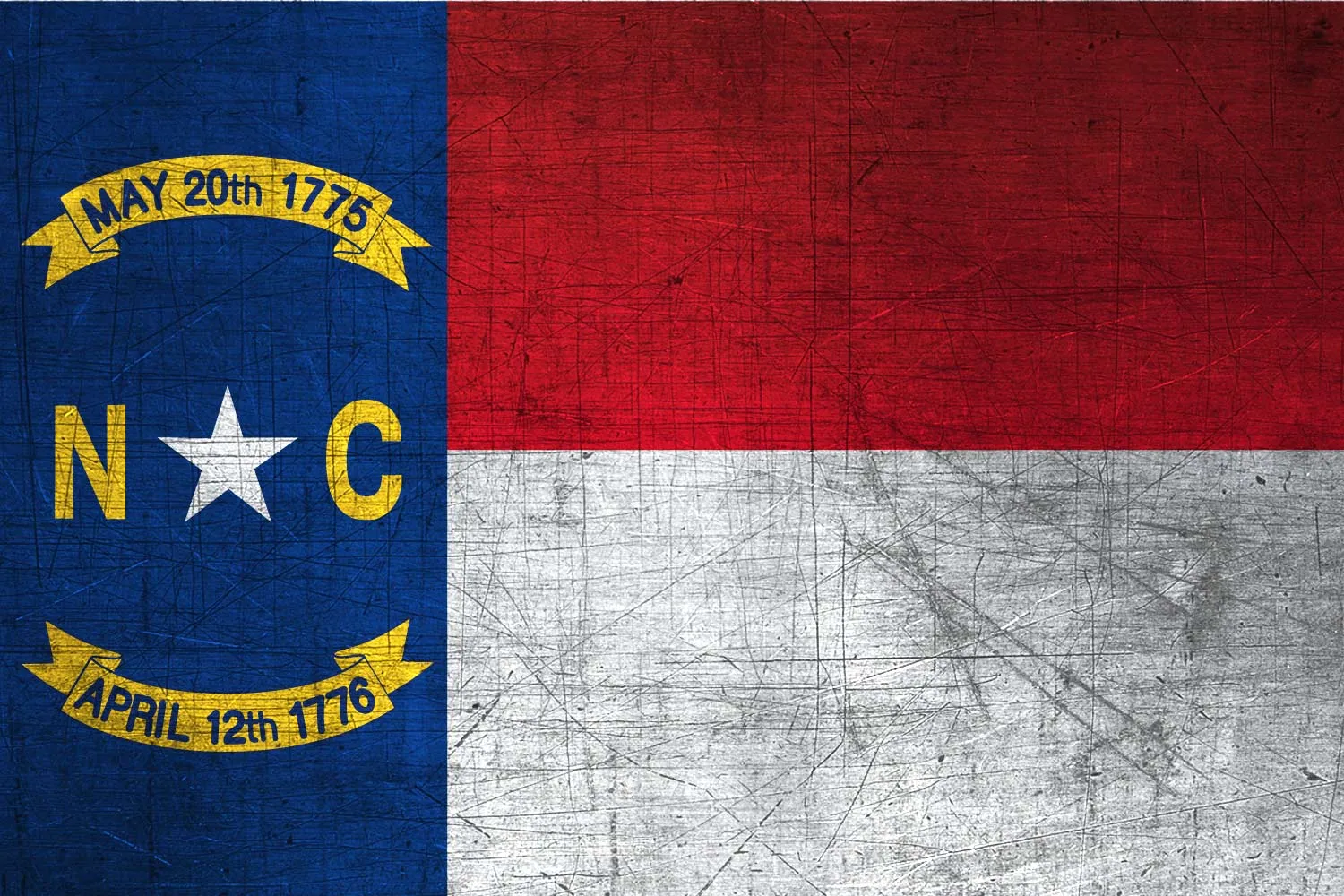 North Carolina State Flag & Map Tumbler