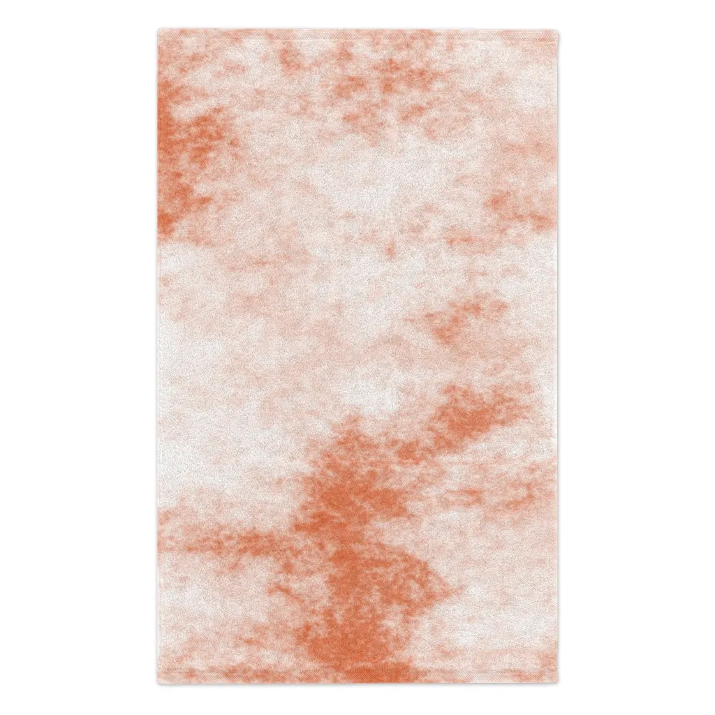 Orange Clouds Rally Towel, 11x18