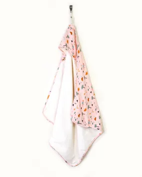 Organic Dino Reversible Hooded Towel