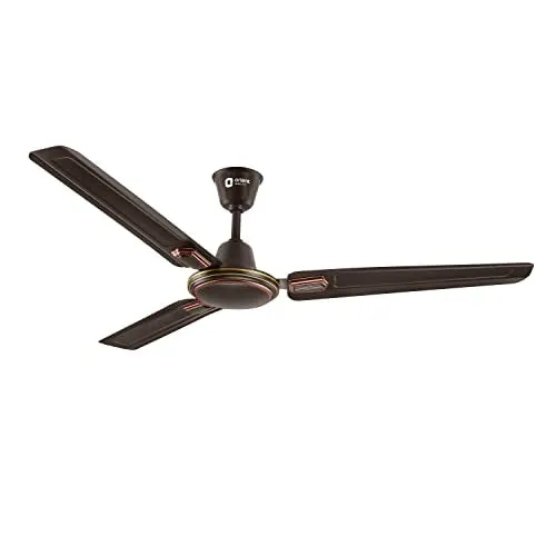 Orient Electric Pacific Air Decor | 1200mm BEE Star Rated Ceiling Fan | Durable & Long-lasting | Strong and Reliable| Aesthetic Look | Warranty (2 years) | (Smoke Brown, Pack of 1)