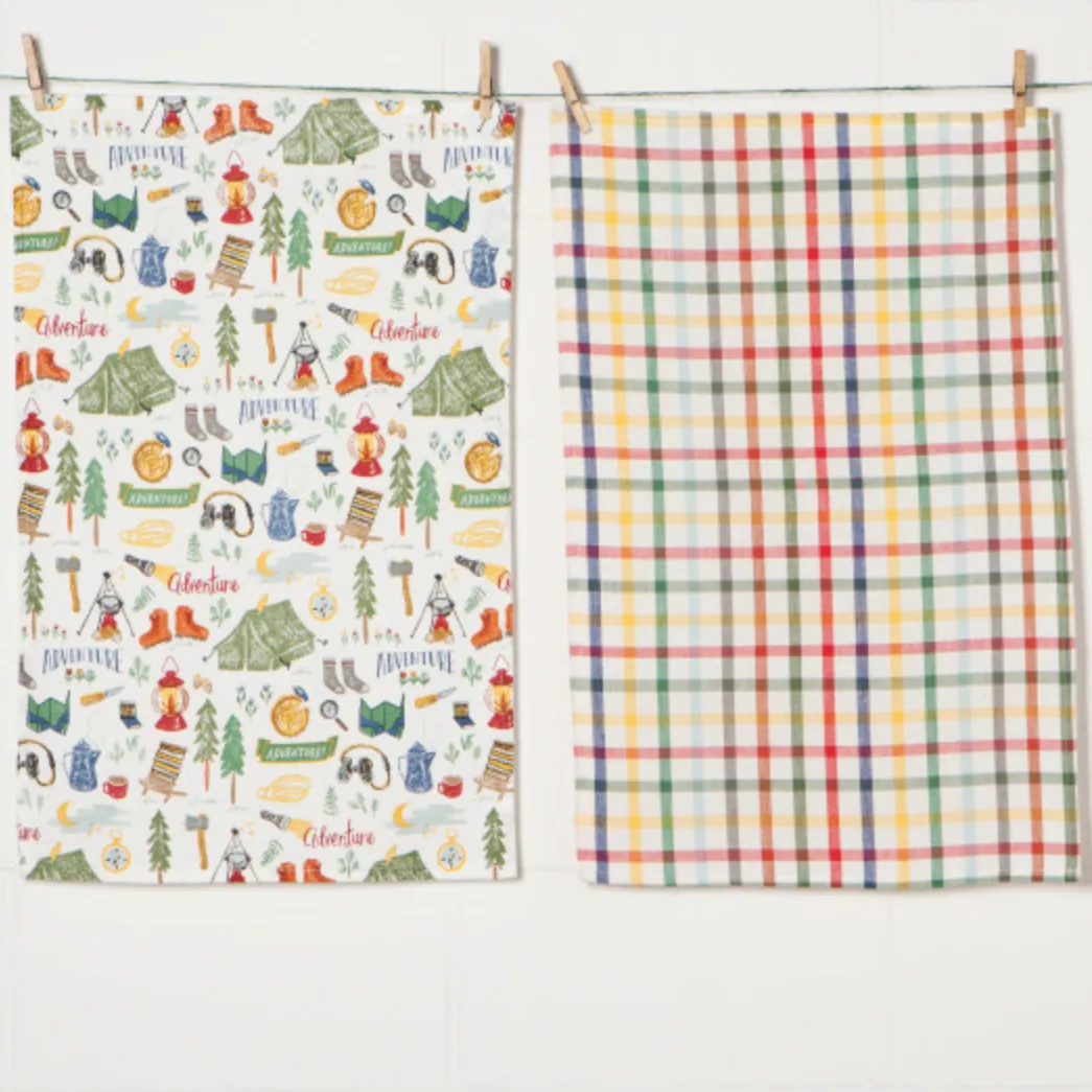 Out   About 2 Pack Tea Towels