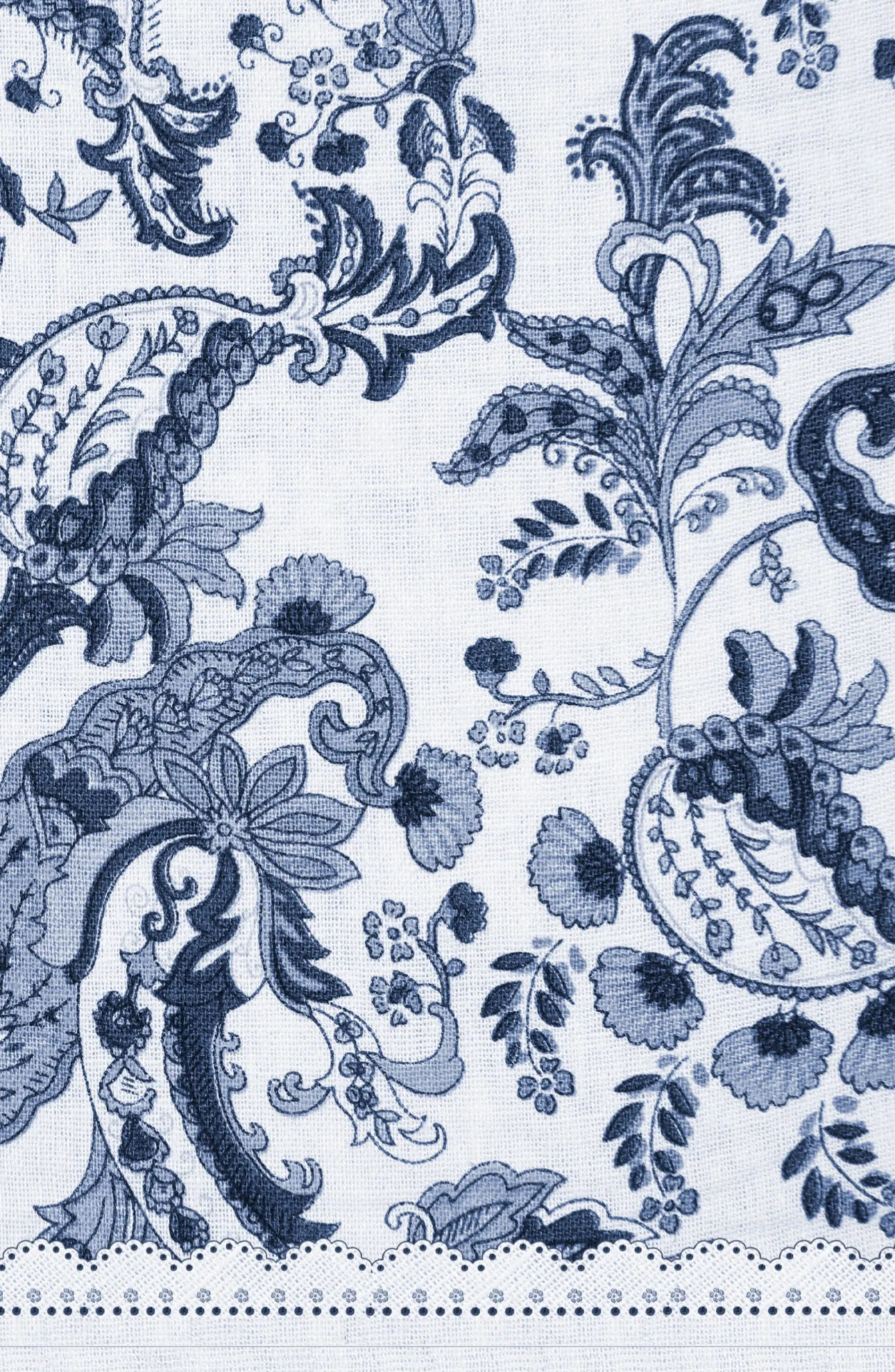 Parisian Paisley - Printed Guest Towel