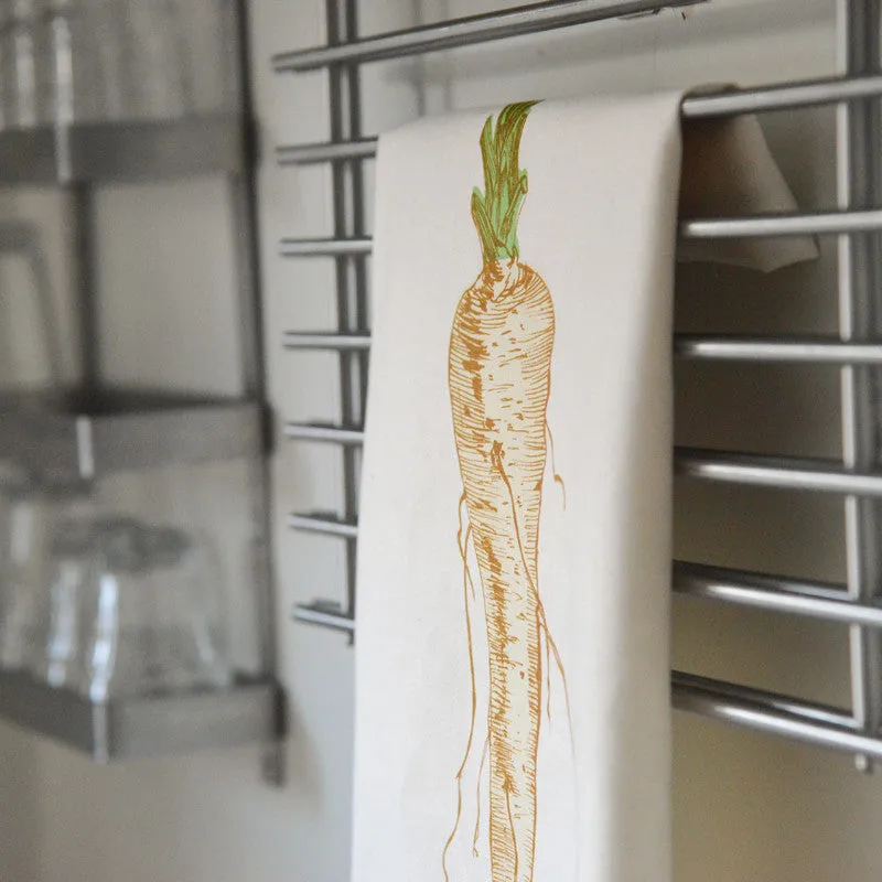 Parsnip Vegetable Tea Towel