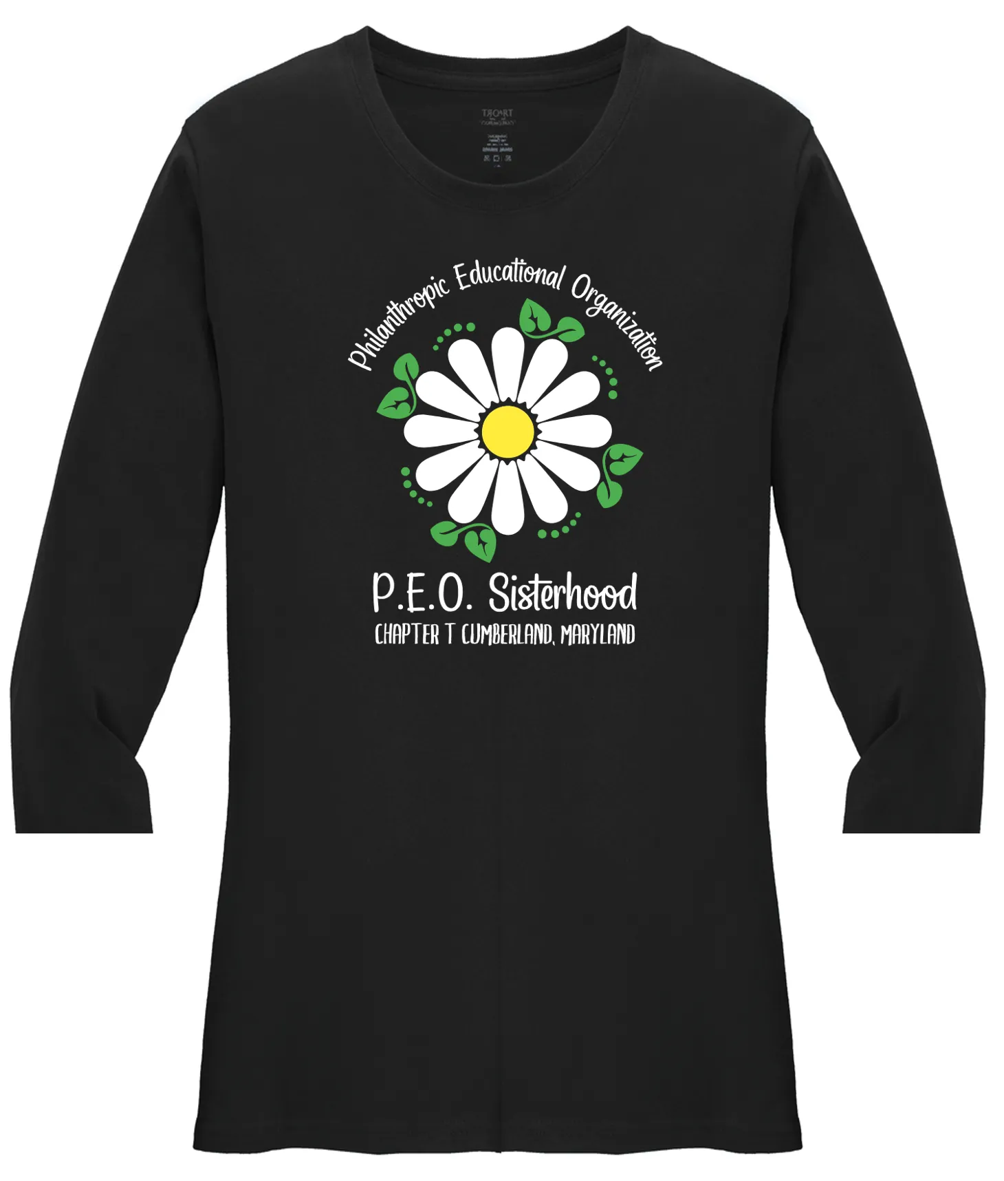 Philanthropic Educational Organization Chapter T. . . Cotton Tee VNeck or Crew Neck . . . . . . . . . Ladies Fashion Fit