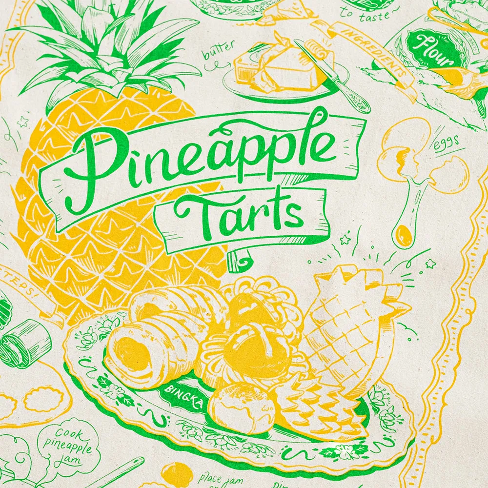 Pineapple Tart Tea Towel