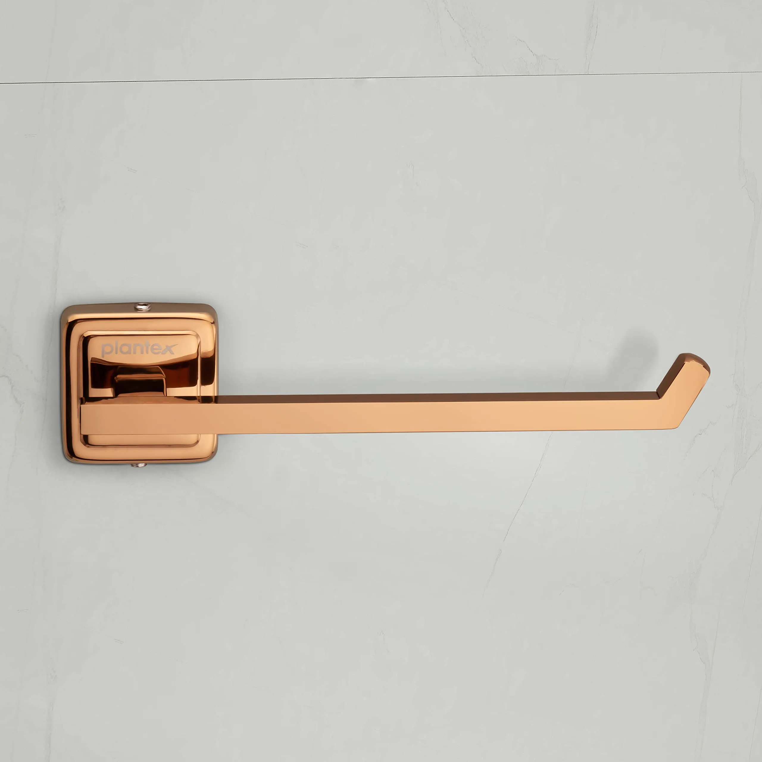 Plantex Rose Gold Towel Hanger for Washbasin/Napkin Holder for Bathroom & Kitchen/Hand Towel Hanger/Bathroom Accessories - 304 Grade Stainless Steel, Decan (Rose Gold)