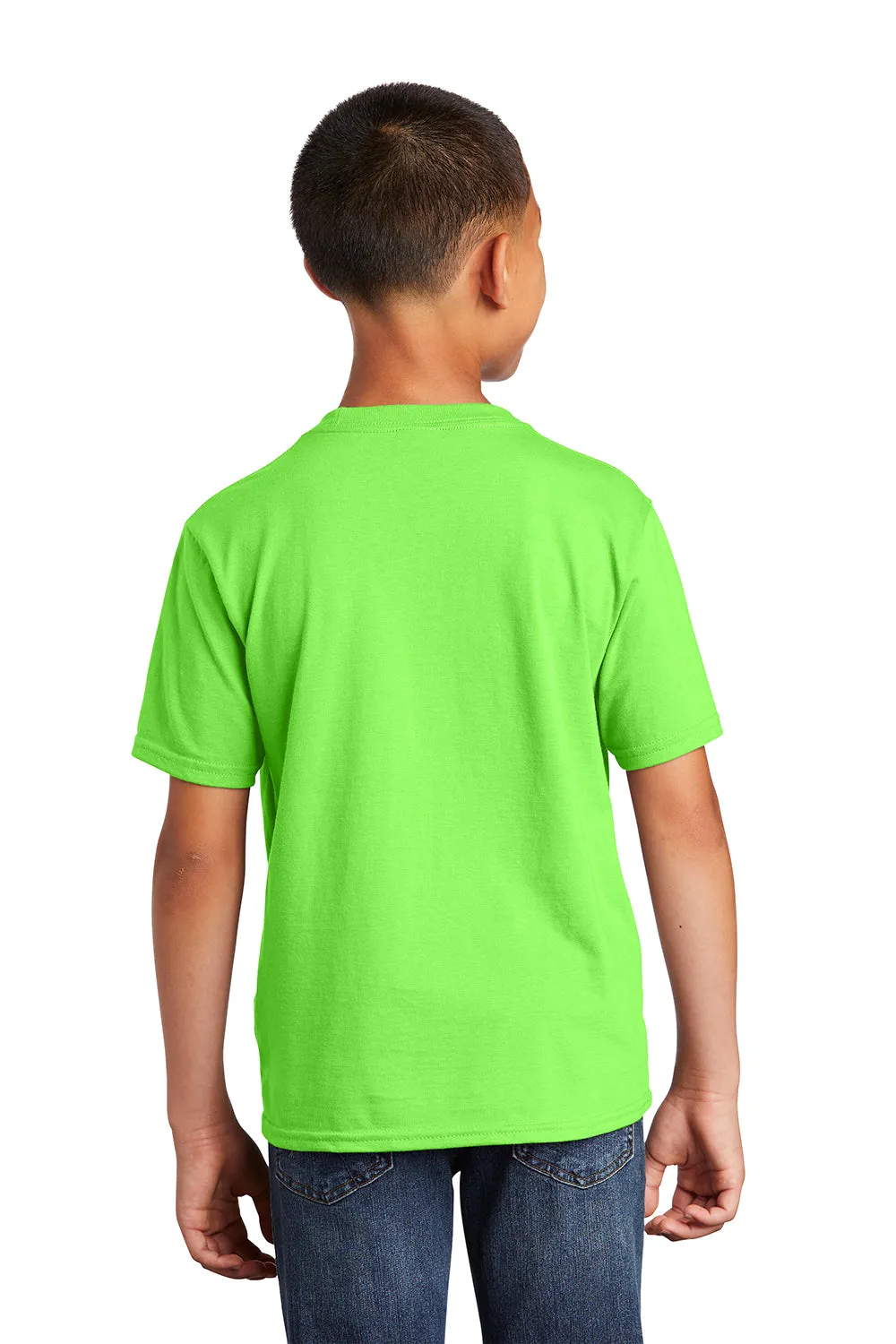 Port & Company Youth Fan Favorite Short Sleeve Crewneck T-Shirt - Flash Green