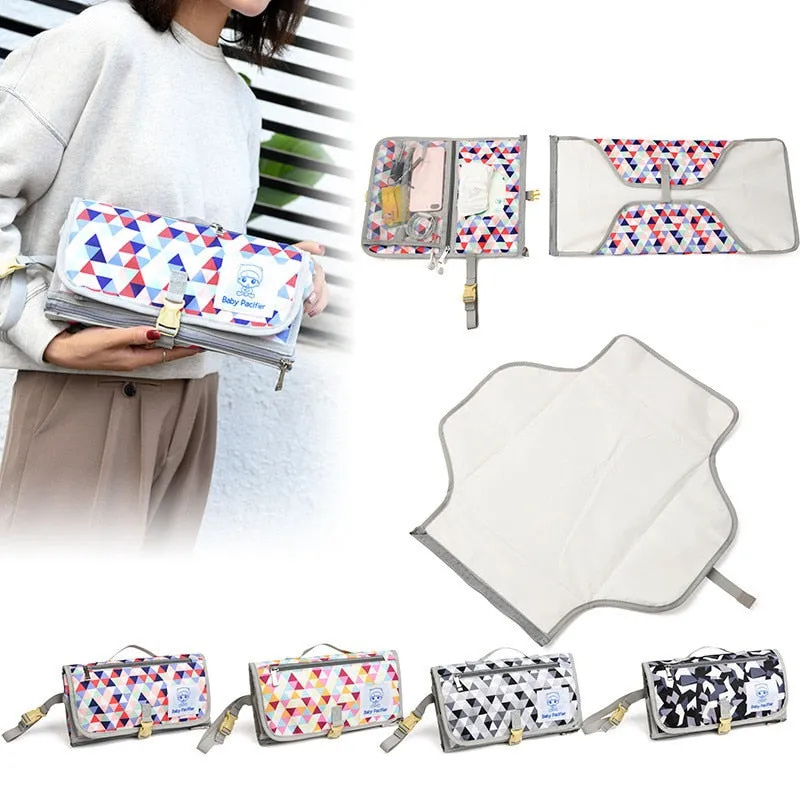 Portable Baby Changing Mat Foldable Washable Waterproof Mattress Changing Pad Mats Reusable Travel Pad Diaper