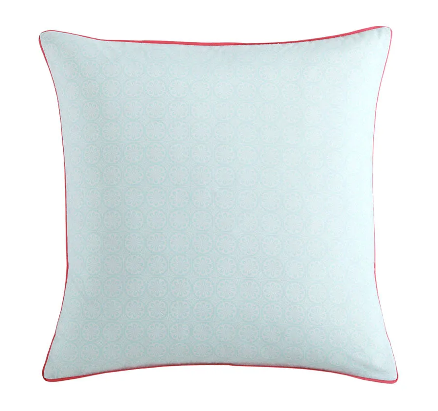 Posie European Pillowcase Aqua