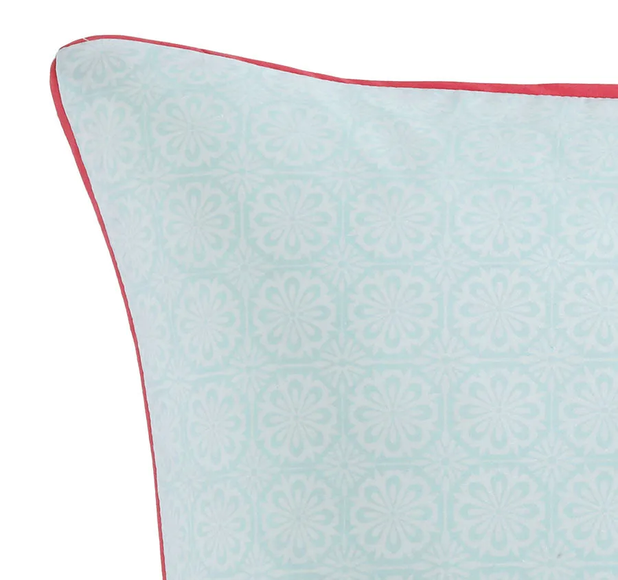 Posie European Pillowcase Aqua