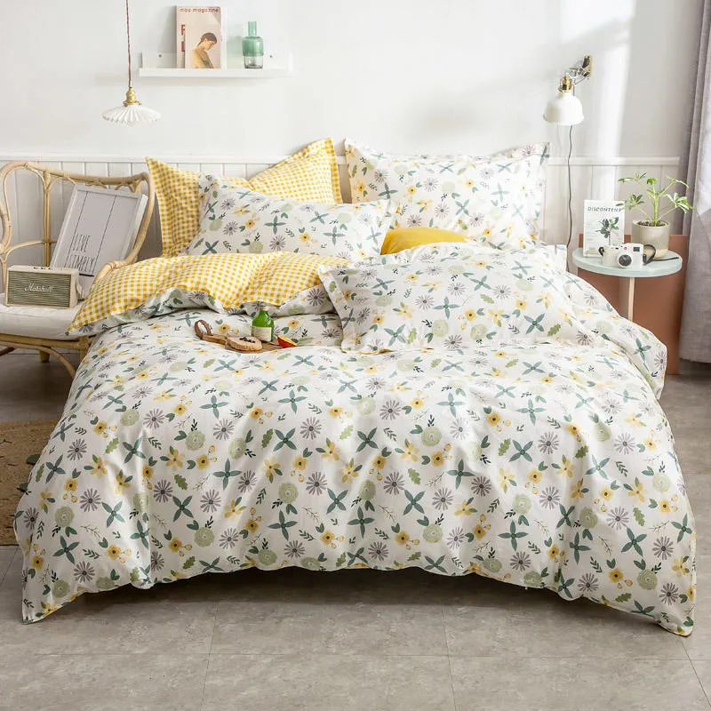 Pure Cotton Bed Linen And Duvet Cover 40S Hotel Bed Linen Set