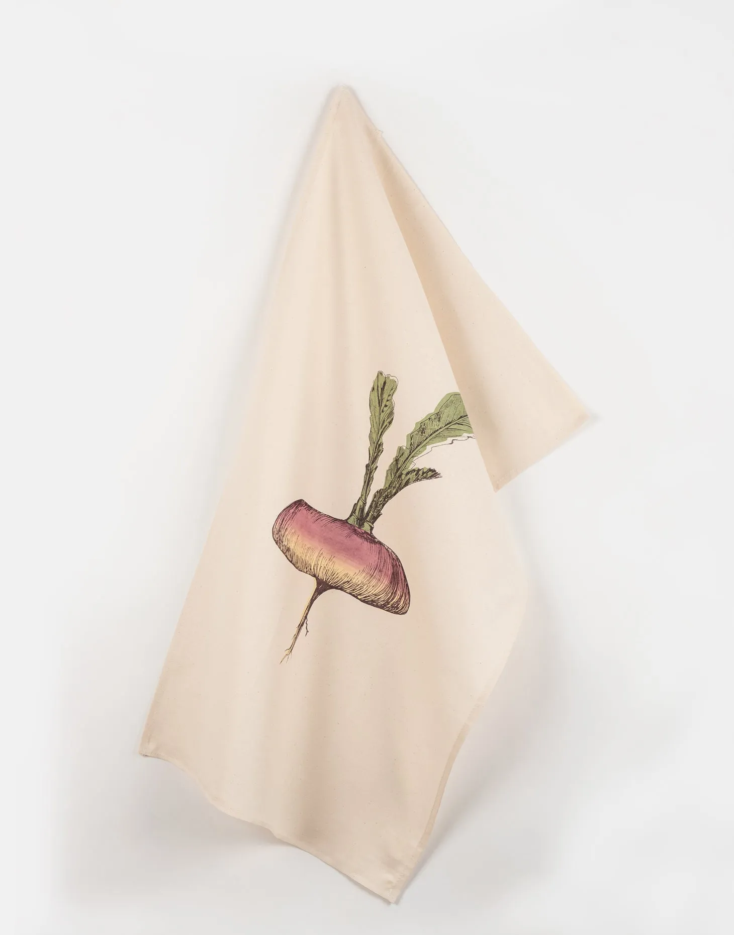 Purple Turnip Vegetable Tea Towel