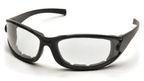 Pyramex SB7310DT PMXCEL Matte Black Safety Glasses W/ Clear Anti-Fog Lens (12 each)