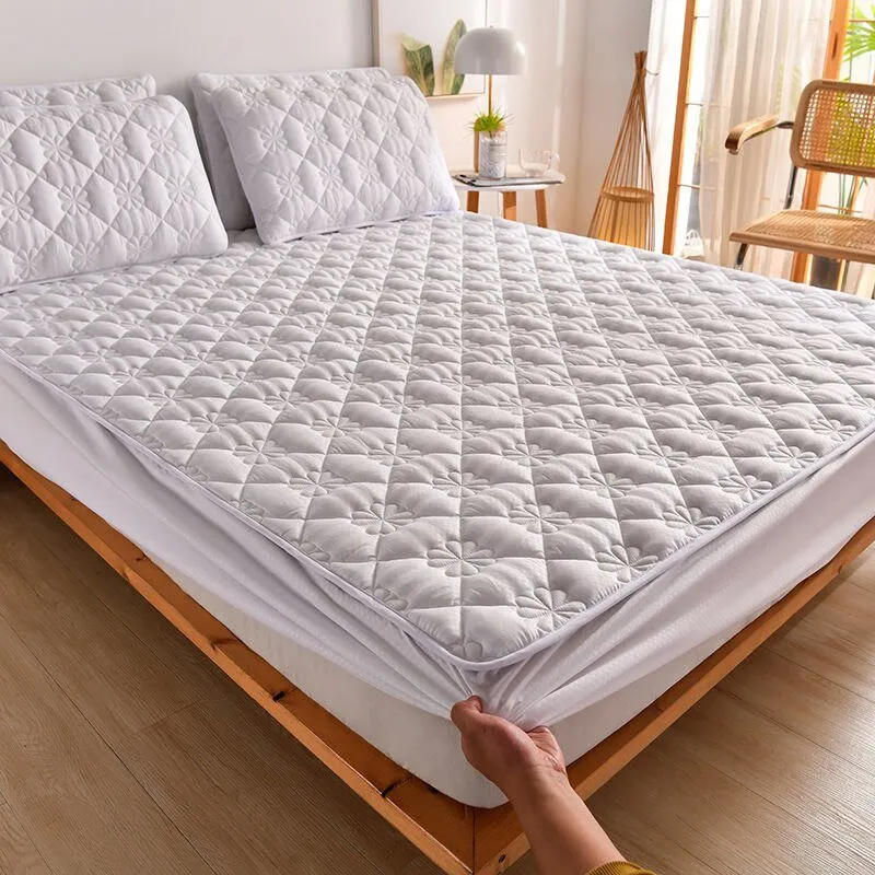 Quilted Thicken Mattress Protector Cover for King Size Bed