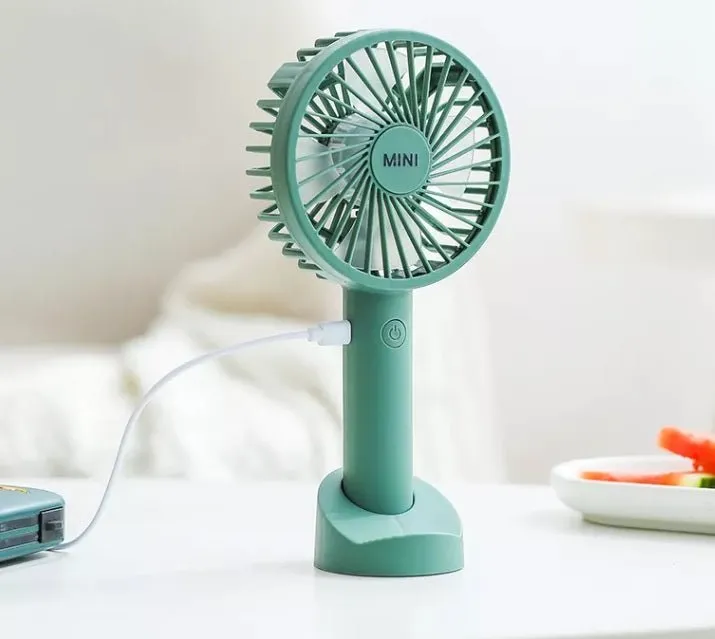 Rechargeable Handheld Portable Fan (Black)