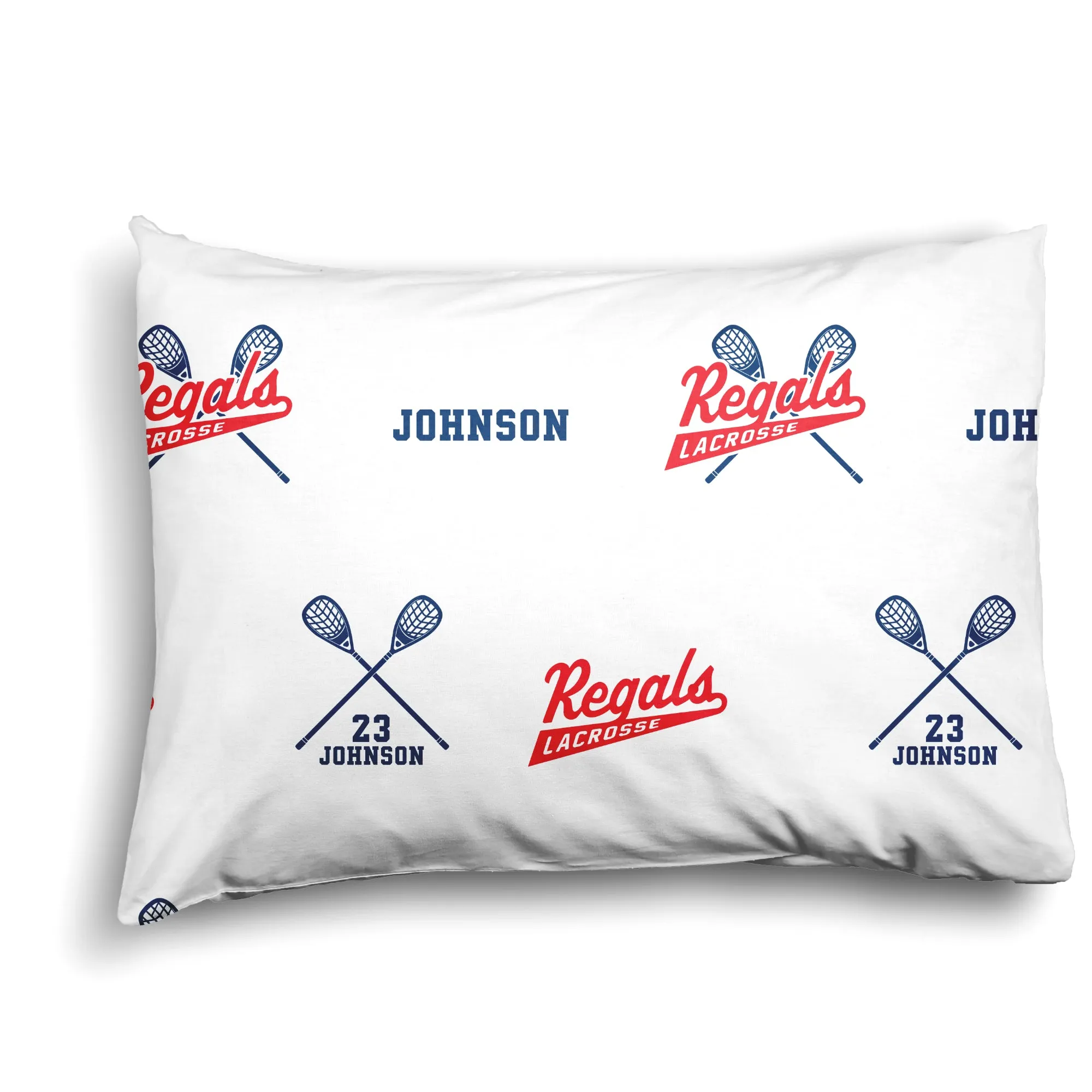 Regals Lacrosse Personalized Sport Pillowcase