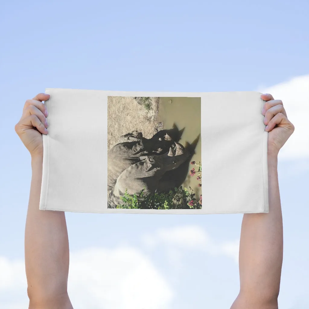 Rhinos Rally Towel, 11x18