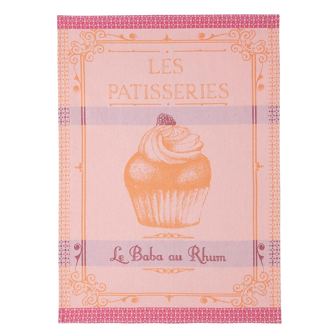 Rum Baba French Jacquard Cotton Dish Towel by Coucke