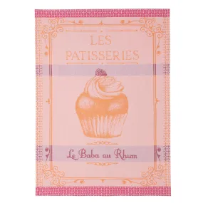 Rum Baba French Jacquard Cotton Dish Towel by Coucke